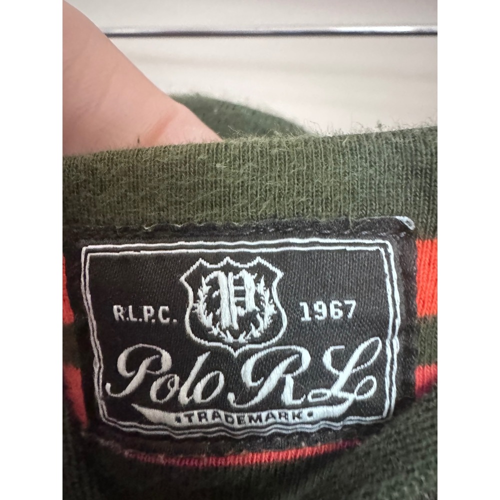 Polo Ralph Lauren Mens Camo Joggers Orange Stripe Pajama Lounge Pants Medium - Picture 3 of 7